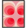 imageHAUS AND HUES Modern Abstract Wall Art  Blue and Green Living Room Art Modern Artwork for Walls Minimalist Picture for Living RoomPainted Stripes Unframed 12x16Pink Mod