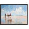 imageHAUS AND HUES Coastal Cowgirl Room Decor  Retro Coastal Cowboy Decor for Dorm Room Aesthetic Cowgirl Wall Art Pink Western Wall Art for Teen Girls Bedroom Beach Cowboys Unframed 11x14