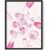 imageHAUS AND HUES Dorm Room Wall Art  Aesthetic College Dorm Wall Art for Girls Trendy Apartment Decor for Bedroom Cute Picture for BedroomPink Drinks Unframed 12x16