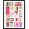imageHAUS AND HUES Dorm Room Wall Art  Aesthetic College Dorm Wall Art for Girls Trendy Apartment Decor for Bedroom Cute Picture for BedroomPink Matches Unframed 12x16