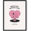imageHAUS AND HUES Dorm Room Wall Art  Aesthetic College Dorm Wall Art for Girls Trendy Apartment Decor for Bedroom Cute Picture for BedroomSelf Love Club Unframed 12x16