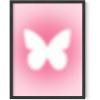 imageHAUS AND HUES Dorm Wall Art  Cool Wall Art Poster for Girls Dorm Room Cute Girly Picture for Bedroom Aesthetic Dorm Print Aura Butterfly Unframed 12x16