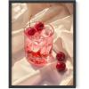 imageHAUS AND HUES Dorm Wall Art  Cool Wall Art Poster for Girls Dorm Room Cute Girly Picture for Bedroom Aesthetic Dorm Print Cherry Cocktail Unframed 12x16