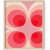 imageHAUS AND HUES Modern Abstract Wall Art  Blue and Green Living Room Art Modern Artwork for Walls Minimalist Picture for Living RoomPainted Stripes Unframed 12x16Pink Mod