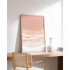 image:imageHAUS AND HUES Flamingo Wall Art  Tropical Flamingo Poster Coastal Beach Print Peach Pink Art for Bathroom or Bedroom Unframed 24x36Desert Birds