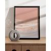 image:imageHAUS AND HUES Flamingo Wall Art  Tropical Flamingo Poster Coastal Beach Print Peach Pink Art for Bathroom or Bedroom Unframed 24x36Desert Birds