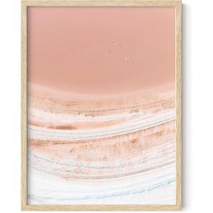 image:imageHAUS AND HUES Flamingo Wall Art  Tropical Flamingo Poster Coastal Beach Print Peach Pink Art for Bathroom or Bedroom Unframed 24x36Desert Birds