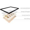 image:imageHAUS AND HUES Chakra Poster  Spiritual Wall Art Zen Decor Meditation Poster 7 Chakras Chart Black Frame 16x20Hippie Sunglasses