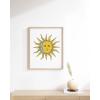 image:imageHAUS AND HUES Chakra Poster  Spiritual Wall Art Zen Decor Meditation Poster 7 Chakras Chart Black Frame 16x20Psychedelic Sun