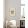 image:imageHAUS AND HUES Chakra Poster  Spiritual Wall Art Zen Decor Meditation Poster 7 Chakras Chart Black Frame 16x20Psychedelic Sun