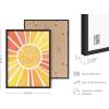 image:imageHAUS AND HUES Chakra Poster  Spiritual Wall Art Zen Decor Meditation Poster 7 Chakras Chart Black Frame 16x20Radiate Positivity