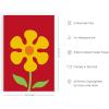 image:imageHAUS AND HUES Chakra Poster  Spiritual Wall Art Zen Decor Meditation Poster 7 Chakras Chart Black Frame 16x20Red Flower