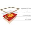 image:imageHAUS AND HUES Chakra Poster  Spiritual Wall Art Zen Decor Meditation Poster 7 Chakras Chart Black Frame 16x20Red Flower