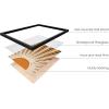 image:imageHAUS AND HUES Chakra Poster  Spiritual Wall Art Zen Decor Meditation Poster 7 Chakras Chart Black Frame 16x20Sun Rays