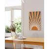 image:imageHAUS AND HUES Chakra Poster  Spiritual Wall Art Zen Decor Meditation Poster 7 Chakras Chart Black Frame 16x20Sun Rays