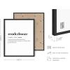 image:imageHAUS AND HUES Funny Quotes for Home Office Decor  Work from Home Funny Wall Art Humor Office Poster Motivational Gift for Women 16x20 Black FrameRendezbooze