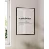 image:imageHAUS AND HUES Funny Quotes for Home Office Decor  Work from Home Funny Wall Art Humor Office Poster Motivational Gift for Women 16x20 Black FrameRendezbooze