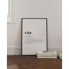 image:imageHAUS AND HUES Funny Quotes for Home Office Decor  Work from Home Funny Wall Art Humor Office Poster Motivational Gift for Women 16x20 Black FrameWine