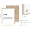 image:imageHAUS AND HUES Funny Quotes for Home Office Decor  Work from Home Funny Wall Art Humor Office Poster Motivational Gift for Women 16x20 Black FrameWine