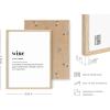 image:imageHAUS AND HUES Funny Quotes for Home Office Decor  Work from Home Funny Wall Art Humor Office Poster Motivational Gift for Women 16x20 Black FrameWine