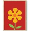image:imageHAUS AND HUES Chakra Poster  Spiritual Wall Art Zen Decor Meditation Poster 7 Chakras Chart Black Frame 16x20Red Flower