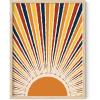 image:imageHAUS AND HUES Chakra Poster  Spiritual Wall Art Zen Decor Meditation Poster 7 Chakras Chart Black Frame 16x20Sun Rays