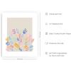 image:imageHAUS AND HUES Flower Market Poster Floral Prints Wall Art Danish Pastel Poster Flowers Wall Print Flowery Wall Art 16x20 UnframedColorful Organic Shapes