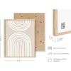 image:imageHAUS AND HUES Abstract Wall Art with Frame  Set of 6 Colorful Geometric Prints Famous Artist Paintings Hilma af Klint Gallery Wall Set 11x14 Black FrameBeige Boho Matisse