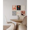 image:imageHAUS AND HUES Abstract Wall Art with Frame  Set of 6 Colorful Geometric Prints Famous Artist Paintings Hilma af Klint Gallery Wall Set 11x14 Black FrameBlack  Red Gallery