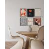 image:imageHAUS AND HUES Abstract Wall Art with Frame  Set of 6 Colorful Geometric Prints Famous Artist Paintings Hilma af Klint Gallery Wall Set 11x14 Black FrameBlack  Red Gallery