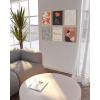 image:imageHAUS AND HUES Abstract Wall Art with Frame  Set of 6 Colorful Geometric Prints Famous Artist Paintings Hilma af Klint Gallery Wall Set 11x14 Black FrameBlack  Red Gallery
