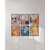 image:imageHAUS AND HUES Abstract Wall Art with Frame  Set of 6 Colorful Geometric Prints Famous Artist Paintings Hilma af Klint Gallery Wall Set 11x14 Black FrameHilma Af Klint