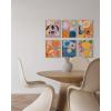 image:imageHAUS AND HUES Abstract Wall Art with Frame  Set of 6 Colorful Geometric Prints Famous Artist Paintings Hilma af Klint Gallery Wall Set 11x14 Black FrameHilma Af Klint