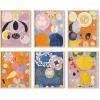 image:imageHAUS AND HUES Abstract Wall Art with Frame  Set of 6 Colorful Geometric Prints Famous Artist Paintings Hilma af Klint Gallery Wall Set 11x14 Black FrameHilma Af Klint