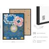 image:imageHAUS AND HUES Abstract Wall Art with Frame  Set of 6 Colorful Geometric Prints Famous Artist Paintings Hilma af Klint Gallery Wall Set 11x14 Black FrameHilma Af Klint