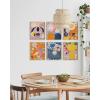 image:imageHAUS AND HUES Abstract Wall Art with Frame  Set of 6 Colorful Geometric Prints Famous Artist Paintings Hilma af Klint Gallery Wall Set 11x14 Black FrameHilma Af Klint