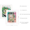image:imageHAUS AND HUES Abstract Wall Art with Frame  Set of 6 Colorful Geometric Prints Famous Artist Paintings Hilma af Klint Gallery Wall Set 11x14 Black FrameSummer Matisse
