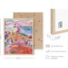 image:imageHAUS AND HUES Abstract Wall Art with Frame  Set of 6 Colorful Geometric Prints Famous Artist Paintings Hilma af Klint Gallery Wall Set 11x14 Black FramePink Classics