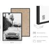 image:imageHAUS AND HUES Black Michelangelo Gum Poster  Stylish Aesthetic Wall Art Bold Dark Decor for Bedroom Living Room or Office Perfect for Modern and Edgy Spaces Black Frame 24x36El Camino