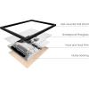 image:imageHAUS AND HUES Black Michelangelo Gum Poster  Stylish Aesthetic Wall Art Bold Dark Decor for Bedroom Living Room or Office Perfect for Modern and Edgy Spaces Black Frame 24x36El Camino