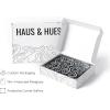 image:imageHAUS AND HUES Black Michelangelo Gum Poster  Stylish Aesthetic Wall Art Bold Dark Decor for Bedroom Living Room or Office Perfect for Modern and Edgy Spaces Black Frame 24x36Black Smileys