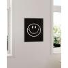 image:imageHAUS AND HUES Black Michelangelo Gum Poster  Stylish Aesthetic Wall Art Bold Dark Decor for Bedroom Living Room or Office Perfect for Modern and Edgy Spaces Black Frame 24x36Black Smiley