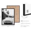 image:imageHAUS AND HUES Black Michelangelo Gum Poster  Stylish Aesthetic Wall Art Bold Dark Decor for Bedroom Living Room or Office Perfect for Modern and Edgy Spaces Black Frame 24x36El Camino