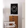 image:imageHAUS AND HUES Black Michelangelo Gum Poster  Stylish Aesthetic Wall Art Bold Dark Decor for Bedroom Living Room or Office Perfect for Modern and Edgy Spaces Black Frame 24x36Black Smiley