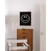 image:imageHAUS AND HUES Black Michelangelo Gum Poster  Stylish Aesthetic Wall Art Bold Dark Decor for Bedroom Living Room or Office Perfect for Modern and Edgy Spaces Black Frame 24x36Black Smiley