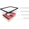image:imageHAUS AND HUES Fashion Wall Art Print  Set of 3 Pink Pictures Wall Decor Fashion Magazine Framed Wall Art Fashion Vintage Wall Decor Vintage Poster Pink Wall Art Black Framed 24x36