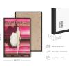 image:imageHAUS AND HUES Fashion Wall Art Print  Set of 3 Pink Pictures Wall Decor Fashion Magazine Framed Wall Art Fashion Vintage Wall Decor Vintage Poster Pink Wall Art Black Framed 24x36