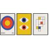 image:imageHAUS AND HUES Fashion Wall Art Set  Glam Purple Decor Designer Aesthetic Prints for Bedroom Beige Frame 24x36 Set of 3Bauhaus