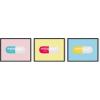 image:imageHAUS AND HUES Fashion Wall Art Set  Glam Purple Decor Designer Aesthetic Prints for Bedroom Beige Frame 24x36 Set of 3Chill Pills