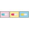 image:imageHAUS AND HUES Fashion Wall Art Set  Glam Purple Decor Designer Aesthetic Prints for Bedroom Beige Frame 24x36 Set of 3Chill Pills